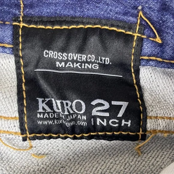 Kuro Fibro Jeans Men's/Women's Size 27 Blue Ultra Skinny Selvedge Japanese Denim